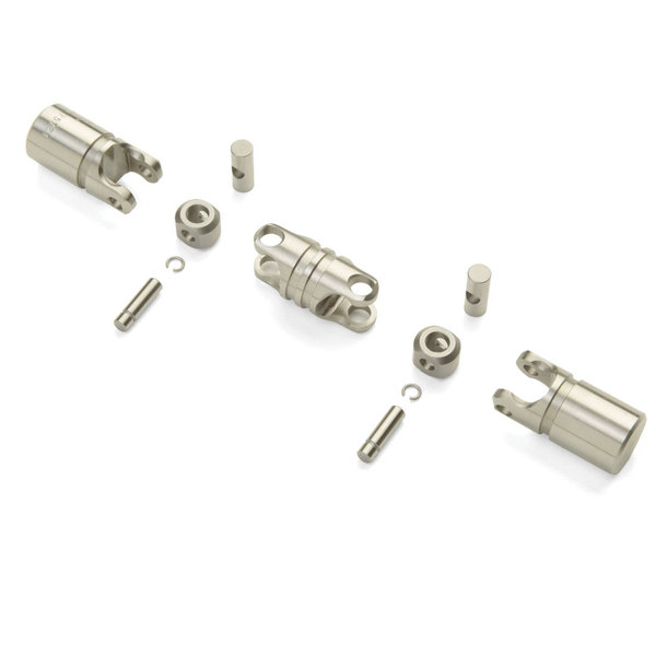 Ruland Double U-Joint Kit, Machinable, 0.995" (25.3 mm) OD, Stainless UD16-XX-XX-SS-KIT